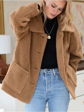 Italian fabric - Emerson Fry, coat/thick sweater. Oversized SML, faux fur style